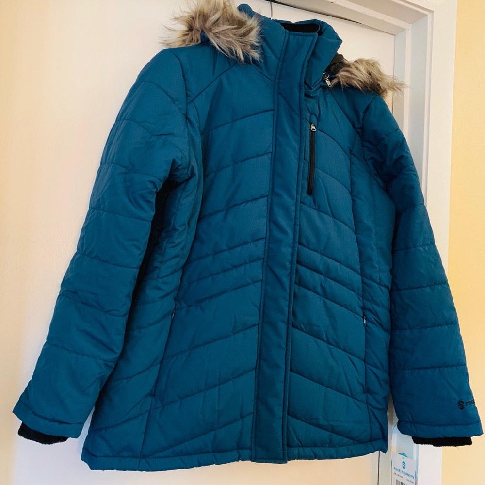 Free Country Hooded Water Resistant Jacket 3-in-1